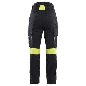 BLAKLADER - 710715129933D21 Women's Inherent <b>Trousers</b> Black/<b>Hi</b>-<b>vis</b> yellow - EAN 7330509919279 <b>WORK</b> <b>TROUSERS</b> DENIM <b>WORK</b> <b>TROUSERS</b> - Product Image 2
