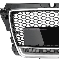 Nouvelle calandre de voiture ABS personnalisée, design RS3, pour Audi A3 S3 8P.5 8PA 2008-2012, cadre inférieur chromé, livraison rapide depuis les États-Unis