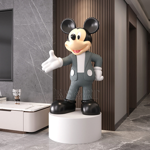 Lumière luxe <span class=keywords><strong>Mickey</strong></span> décorer meubles porte d'entrée salon à côté du meuble TV décoration de la maison cadeau de pendaison de crémaillère - Product Image 4