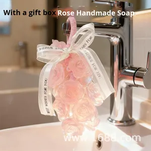 Nouveau Savon Artisanal en Cristal Rose – Cadeau d'Anniversaire, Décoration de Salle de Bain, Savon en Guirlande Créatif et Amusant, Cadeau Personnalisé - Product Image 3