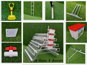 Cage à poules automatique pour la collecte des œufs pour élevage avicole avec prix <span class=keywords><strong>de</strong></span> cage à poules pondeuses inférieur, très populaire en Tanzanie - Product Image 5