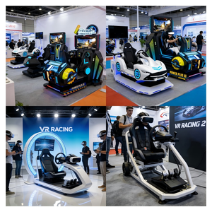 Nuovo Design Moderno di Simulatore di Guida con Cockpit Elegante e Sistema Idraulico, con Ritagli Geometrici per un Look Industriale e <span class=keywords><strong>Sportivo</strong></span> - Product Image 5