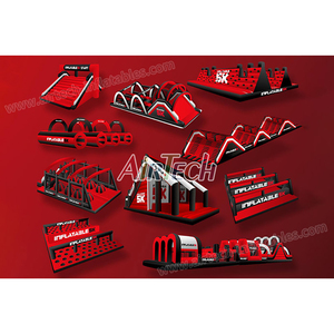 Tốt nhất bán khó khăn Inflatable trở ngại thách thức khóa học khổng lồ nhảy vui vẻ chạy điên Inflatable 5K với cực người lớn trò chơi - Product Image 6