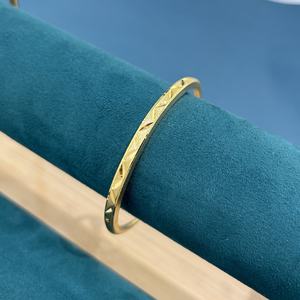 Bracelet pour femme Jxx Luxury plaqué or 24 carats, bijoux de Dubaï très vendus, bracelets à la mode en gros - Product Image 4