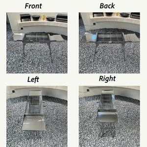 <span class=keywords><strong>Barbecue</strong></span> <span class=keywords><strong>a</strong></span> Carbone Pieghevole <span class=keywords><strong>a</strong></span> Doppia Ala in Acciaio Inossidabile, Portatile e Resistente, Stile Valigia, per Campeggio e Picnic all'Aperto, Versatile e ad Alte Prestazioni - Product Image 5