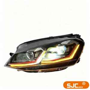 Sistema di Illuminazione con Fari Anteriori Auto SJC per <span class=keywords><strong>Volkswagen</strong></span> <span class=keywords><strong>Golf</strong></span> 7 <span class=keywords><strong>Golf</strong></span> <span class=keywords><strong>7.5</strong></span> Lampada Frontale a LED di Alta Qualità con Luci Diurne per VW MK7 - Product Image 3