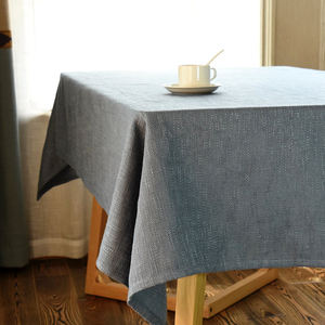 Tissé moderne personnalisable 100% polyester jetable étanche à l'huile carré nappe couleur personnalisée pour salle à manger hôtel - Product Image 2