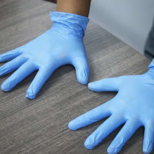 Nitrile Disposable Gloves Medium Thickness Smooth Waterproof For Cleaning Supplies Household Use - Product Image 1