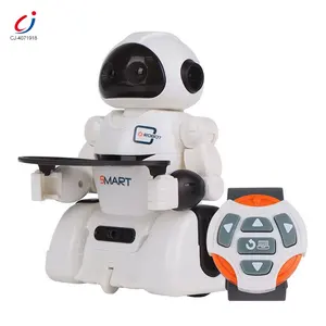 Chengji prix de gros enfants jouets éducatifs robots intelligents intelligents marche robot télécommandé programmable avec un plateau