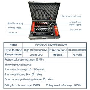 Lanzador de Cuerda Metálico Profesional Personalizable para Rescate Acuático, Salvamento y Control de Inundaciones, Equipo de Entrega Rápida - Product Image 6