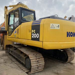 Excavatrice sur chenilles <span class=keywords><strong>Komatsu</strong></span> <span class=keywords><strong>Pc200</strong></span> 20 tonnes, moteur 2016, pompe 107 kW, capacité de la benne 0,8 m, accessoire de râteau, origine Guangdong - Product Image 2