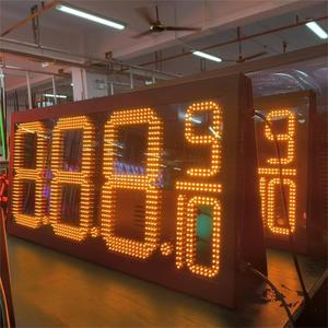 Pannello Digitale LED Impermeabile IP65 ad Alta Luminosità ROSSO/AMBRA/VERDE/BLU/BIANCO per Display Prezzi Carburante in Stazioni di Servizio - Product Image 1