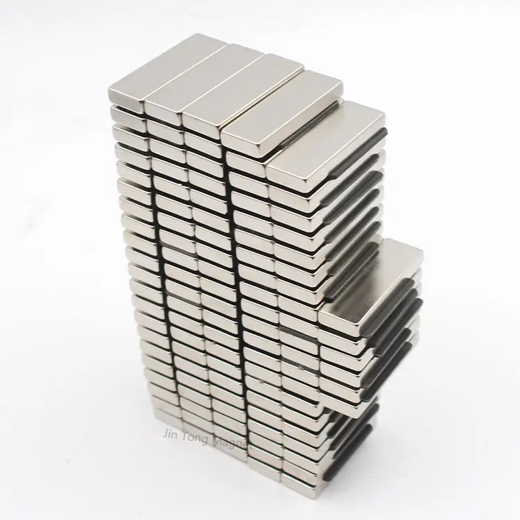 Hot Custom Zeldzame Aarde Bar Blok Neodymium Magneet N52 Rechthoekige Neodymium Magneten