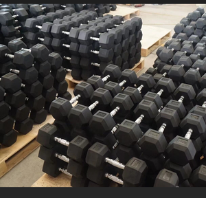 ONESTARSPORTS Usine Moins cher Prix moins cher Vente à chaud Haute qualité pour haltère hexagonale <span class=keywords><strong>en</strong></span> caoutchouc KG ou <span class=keywords><strong>LB</strong></span> sont OK - Product Image 1