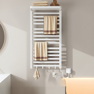 Scaldasalviette Elettrico <span class=keywords><strong>in</strong></span> Lega di Alluminio per Mantenere una Temperatura Costante e Asciugare le <span class=keywords><strong>Asciugamani</strong></span> nel <span class=keywords><strong>Bagno</strong></span> e nell'Area Toilette - Product Image 4
