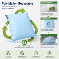 Sac d'expédition personnalisé en grande quantité sac postal biodégradable en poly imperméable sacs d'expédition pour vêtements