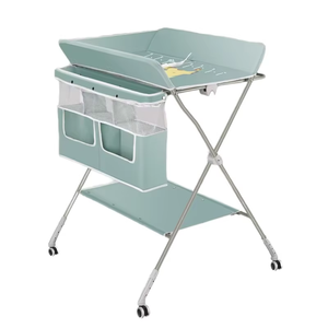 <span class=keywords><strong>Cambiador</strong></span> de pañales para bebés con almohadilla suave y cómoda, funda, operación conveniente y altura ajustable - Product Image 1