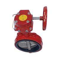 Vanne papillon de puissance hydraulique manuelle à joint fort zéro fuite vanne de signal de serrage à double C applications de bouche d'incendie de médias de gaz