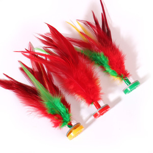Volante de Bádminton Autonomy con Plumas de Colores, Plástico Resistente, para Prácticas Deportivas en Interiores, para Estudiantes y Competiciones - Product Image 2