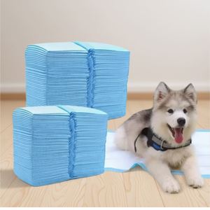 Ventes directes d'usine de produits pour animaux de compagnie, grandes coussinets absorbants jetables à 5 couches pour chiens, coussinets d'apprentissage pour chiots, coussinets pour chiens - Product Image 1
