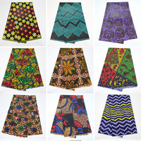 Tissu imprimé africain en coton 100 % en gros d'usine, tissu imprimé Ankara ethnique personnalisé pour vêtements et robes