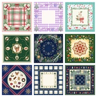 Tappetino per Mahjong in Neoprene Natalizio 33 Pollici, Stampa Personalizzata Americana, Inodore, Antiscivolo, Silenzioso, Produzione DDP USA