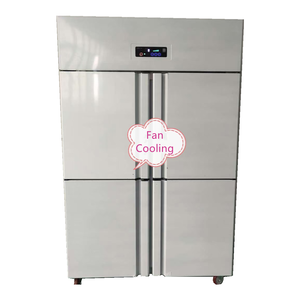 Commercial Hotel Home Use Upright <b>Refrigerator</b> Four Doors Fridge 4 Door Freezer Stainless Steel Chiller Price in Hyderabad Comme - Product Image 5