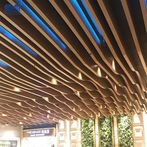 Gips im Freien offen zellige lineare <span class=keywords><strong>Gitter</strong></span> isolierung hängende <span class=keywords><strong>Gitter</strong></span> fliesen Verkleidung Decke Aluminium Deckens tärke - Product Image 2