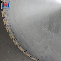 Lame de scie circulaire industrielle blanche de 1,2 mètre, grand diamètre, revêtement Ti, pour la découpe du marbre, du calcaire et du travertin
