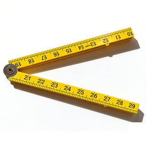 Règle pliable en plastique de 1 mètre, outil de mesure à 4 plis avec échelle transparente pour le bricolage et l'artisanat - Product Image 2