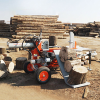 KESEN Fendeuse de bois électrique compacte 8 tonnes 13 tonnes, processeur hydraulique, vente chaude, livraison rapide, machine à couper les bûches