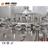 Machine de remplissage automatique de jus de fruits en bouteilles de verre BVE haute précision 200 ml, contrôlée par PLC, électrique et pneumatique, 7000-80000
