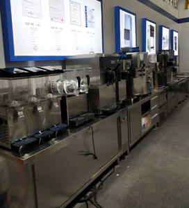 Machine à crème glacée commerciale debout libre 3 saveurs Machine à crème glacée molle Fastfood Restaurant utiliser la sorbetière - Product Image 6