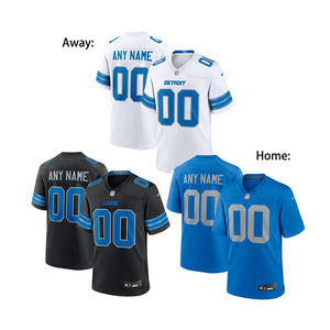 Jersey Sepak Bola Amerika Grosir Kualitas Terbaik Detroit Jahitan NFLing Semua Pemain 32 Semua Tim Jersey Retro Ukuran Besar - Product Image 1