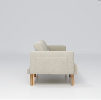 Sofá cama plegable futón con diseño moderno de espuma viscoelástica de Color Beige de alta calidad