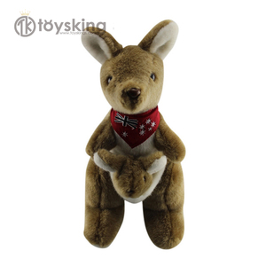 <span class=keywords><strong>Peluche</strong></span> personalizzato <span class=keywords><strong>canguro</strong></span> farcito con Logo bambino e sciarpa - Product Image 5