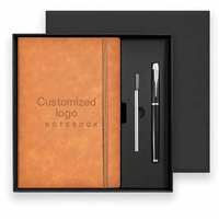 Coffret Cadeau en Carton Rigide avec Papier Épais, Ensemble Stylo et Carnet d'Affaires Personnalisable, Carnets A5 Personnalisés pour Étudiants, Vente Directe Usine