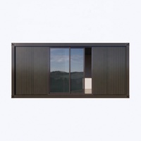 Mini-maison conteneur de luxe personnalisée 10ft 20ft, moderne, mobile, préfabriquée en acier léger, pour bureau, logement ou chambre