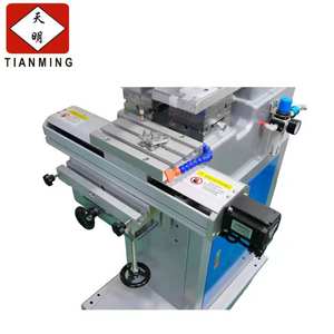 High Quality New Semi Automatic 2 Colors Pneumatic Pad <b>Printing</b> <b>Machine</b> for Small Plastic Shells and Label <b>Printing</b> - Product Image 1