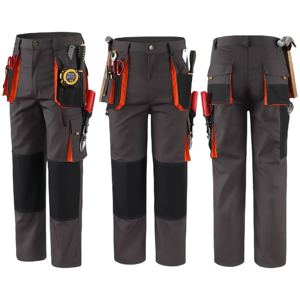 Nouveau Pantalon de Travail <span class=keywords><strong>Artisan</strong></span> pour Homme en Gros Durable <span class=keywords><strong>Multi</strong></span>-Poches Respirant Robuste pour Mécanicien - Product Image 2