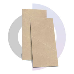 PIETRA BONE Carreaux de porcelaine polis de qualité supérieure 600x1200MM/24X48 a Grade Fonction de brique réfractaire de style classique moderne - Product Image 1