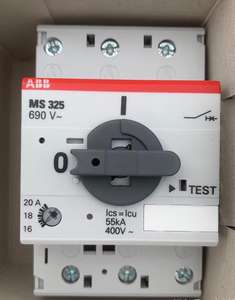 MS325-0.63 de MS325-0.25 ABBs d'origine 1 1.6 2.5 4 6.3 MS325-9 12.5 16 20 <span class=keywords><strong>Disjoncteur</strong></span> de protection moteur MS325-25 - Product Image 5