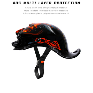 <span class=keywords><strong>หมวก</strong></span><span class=keywords><strong>กัน</strong></span><span class=keywords><strong>น็อค</strong></span>ขี่มอเตอร์ไซค์แบบครึ่งหน้าสไตล์ย้อนยุคหมวก<span class=keywords><strong>กัน</strong></span><span class=keywords><strong>น็อค</strong></span>สุดเท่สำหรับทั้งผู้ชายและผู้หญิง - Product Image 3