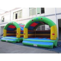Château gonflable en PVC, facile à installer, pour jeux commerciaux en extérieur
