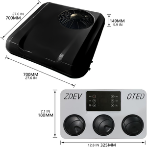 Dernier modèle de climatiseur de plafond mini tout-en-un 220v/12v/24v <span class=keywords><strong>pour</strong></span> camion, <span class=keywords><strong>camping</strong></span>-<span class=keywords><strong>car</strong></span>, nouveau climatiseur de toit <span class=keywords><strong>pour</strong></span> camion de stationnement - Product Image 1