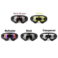 Lunettes de protection pour casque de moto, sports de plein air, coupe-vent, anti-poussière, lunettes de ski, de snowboard, de motocross
