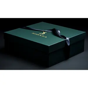 가벼운 고급 웨딩 캔디 박스 신부 들러리 선물 상자 녹색으로 반환
