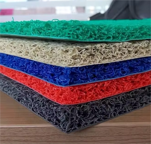 <span class=keywords><strong>Tapis</strong></span> de sol roulé longue <span class=keywords><strong>longueur</strong></span> en PVC à support ferme, conçu pour les escaliers, les couloirs, les grands restaurants, les zones commerciales à fort trafic - Product Image 5