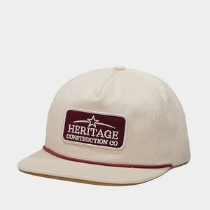 Gorra de 5 Paneles con Visera Plana, Cierre a Presión, Logotipo Personalizado OEM, Bordado de Algodón, Parche y Cuerda - Product Image 3