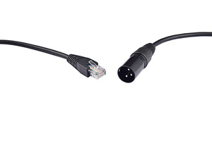 XLR 3-poliger Stecker auf RJ45-Stecker Audio-Mikrofon DMX512 Balanced XLR to Network Port - Product Image 2